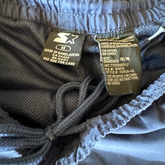Vintage Navy Blue Starter Trackpants - Picture 3 of 5